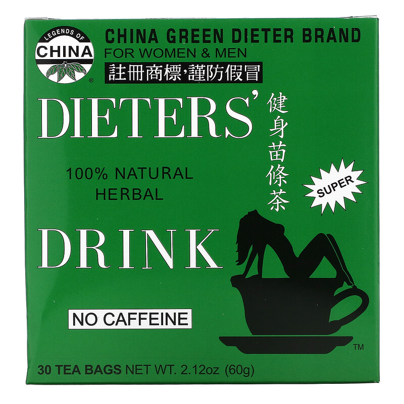 Uncle Lee’s Tea, Legends of China, Dieter’s 100% Natural Herbal Drink, No Caffeine