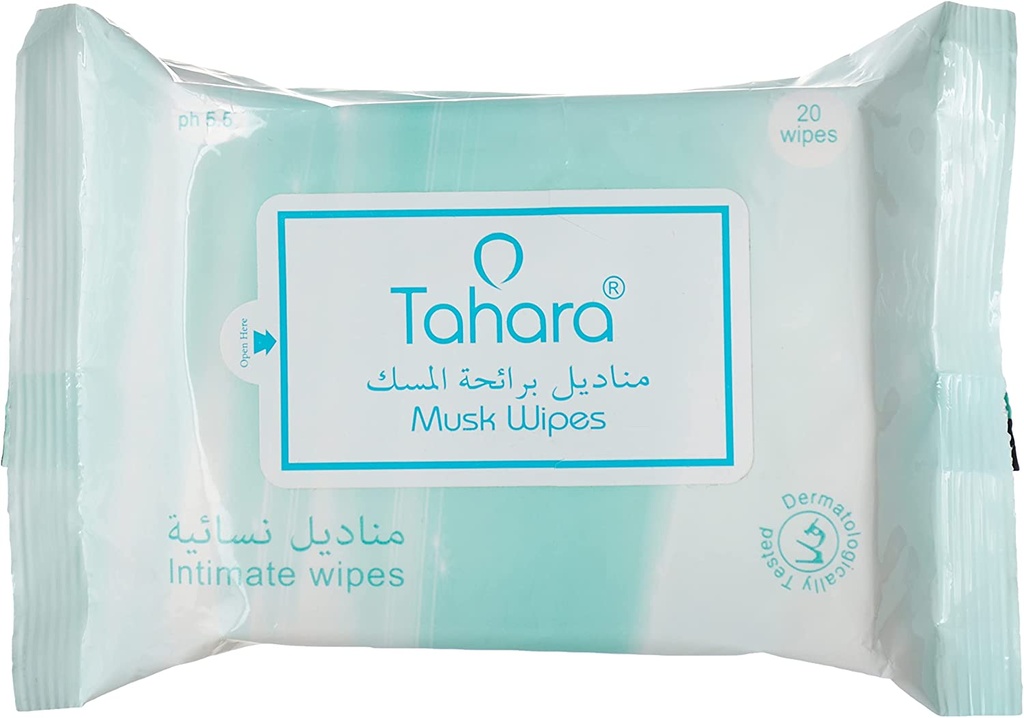 Tahara musk purity intimate wipes