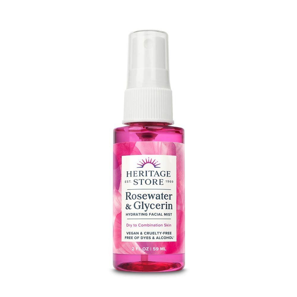 Rosewater &amp; Glycerin, Hydrating Facial Mist