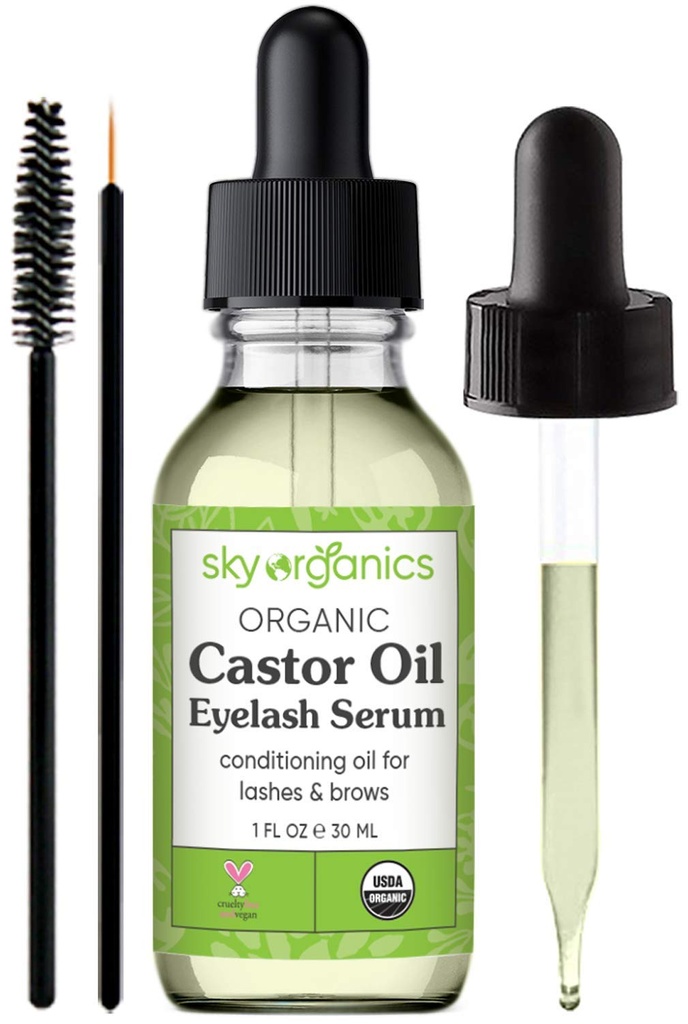 Organic Castor Oil Eyelash Serum